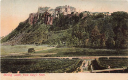 ROYAUME-UNI - Stirling Castle From King's Knot - Vue Au Loin Du Château - Vue Sur Un Chemin - Carte Postale Ancienne - Stirlingshire