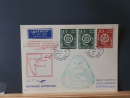 106/795  DOC. LUFTHANSA 1956  STAMPS BERLIN - Poste Aérienne