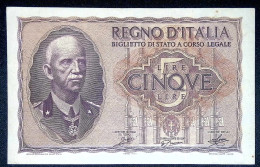 Regno D'Italia - Vittorio Emanuele III - 5 Lire Impero - Italia – 5 Lire