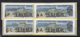 France Timbres De Distributeurs N°1276 - Ensemble De 4 Valeurs - Neuf ** Sans Charnière - TB - 2010-... Geïllustreerde Frankeervignetten