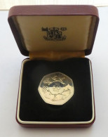 Regno Unito UK - 50 Pence 1973 Elisabetta II - FDC Scatola Originale - Mint Sets & Proof Sets