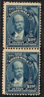 Guatemala 1918 Estrada Cabrera And Quetzal Vertical Pair MNH  Average Good Condition - Guatemala