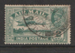 India  1929   SG  220a  2a  Air Mail  Wmk To Left    Fine Used - 1911-35 Koning George V