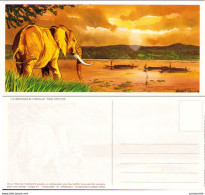 WARNAUTS : Marque Page CREPUSCULE DES ELEPHANTS Publicité Chocolat COTE D'OR - Bookmarks