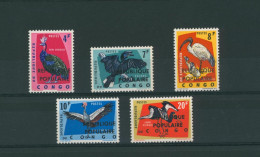 République Du Congo (émission Locale) - Stanleyville : Oiseaux N°11/15** Neuf Sans Charnières (MNH), Complet - Unused Stamps