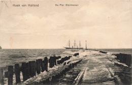 PAYS-BAS - Hoek Van Holland - De Pier Stormweer - Carte Postale Ancienne - Hoek Van Holland