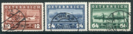 AUSTRIA 1937 Centenary Of Vienna-Linz Steamer Used.  Michel 639-41 - Used Stamps