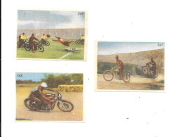 EK62 - VIGNETTES DOCKS FRANCOMTOIS - MOTO CROSS - MOTO BALL - MOTOCYCLISME - Autres & Non Classés