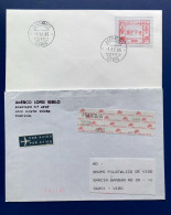 PORTUGAL, FRANQUICIA A ESPANA, ATM FDC - Used Stamps