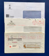 PORTUGAL, 3 SOBRES POSTAL A, TAXA PAGA RECOMMANDEE - Oblitérés