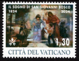 Vatican - 2024 - Dream Of St. John Bosco - 200th Anniversary - Mint Stamp - Unused Stamps