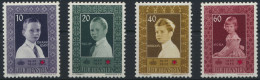 Liechtenstein 338-341 Rotes Kreuz Ausgabe 1955 Tadellos Postfrisch KatWert 34,00 - Brieven En Documenten