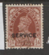 India  Service  1937 SG 0135 1/2sa   Fine Use - 1911-35 King George V