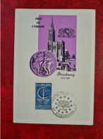 FDC 1967 MAXI   STRASBOURG PRIX DE L'EUROPE - Unclassified