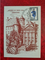 FDC 1967 MAXI   SAVERNE  JOURNEE DU TIMBRE - Unclassified