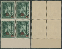 Expres - N°292H** En Bloc De 4 (MNH) + Curiosité : Tache Verte Sur E De BELGIQUE (1er Timbre Gauche) - Unused Stamps