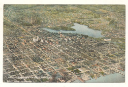 Postcard USA CA California Aeroplane View Oakland Aerial Image Unposted - Oakland