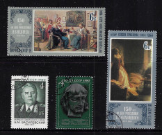 RUSSIA  1980  SCOTT 4869-4869B,4876  USED - Usati