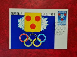 FDC 1967 MAXI  GRENOBLE JEUX OLYMPIQUE - Zonder Classificatie