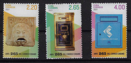 CUBA 2021. ANIVERSARIO 265 DEL CORREO DE LA HABANA. MNH - Unused Stamps