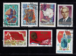 RUSSIA  1981  SCOTT 4897-4899,4902,4903,4906,4907 USED - Usati