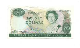 New Zealand 20 Dollars ND 1985-1989 QEII P-173 Hardie Sign VF - Nieuw-Zeeland