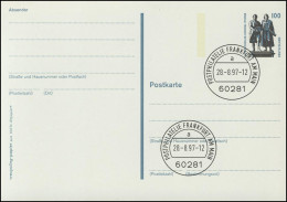 P 157 SWK 100 Pf, Recyclingpapier, VS-O Frankfurt/Main - Postcards - Mint