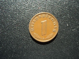 ALLEMAGNE : 1 REICHSPFENNIG   1939 A    KM 89     TTB+ - 1 Reichspfennig