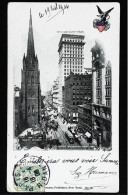 ► Lower Broadway Manhattan  From Air 1906  NYC Stamp - Manhattan