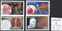 RWANDA 1067 à 70 ** Côte 6.25 € - Neufs