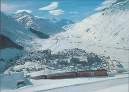 Schweiz - 6490 Andermatt - Furka-Oberalpbahn - Eisenbahn Im Schnee - Andermatt