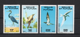 WALLIS ET FUTUNA N° 217 à 220   NEUFS SANS CHARNIERE COTE 9.25€    OISEAUX ANIMAUX FAUNE - Unused Stamps