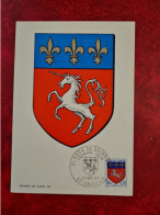 FDC 1966 MAXI BLASON DE SAINT LO - Unclassified