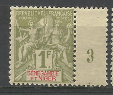 SENEGAMBIE ET NIGER N° 13 NEUF** LUXE SANS CHARNIERE  / Hingeless / MNH - Ungebraucht