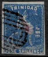 Trinidad And Tobago 1 Shilling Stamp 1859 Year  Used - Trinité & Tobago (...-1961)