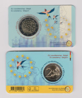 BELGICA / BELGIUM 2€ 2.024  SC/UNC  "Presidency Of The Council Of The UE 2024"  COINCARD    T-DL-13.595 - Belgique