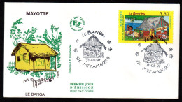 Mayotte , 31 05 1997 Banga Enveloppe Premier Jour D'émission Du Timbre FDC - Briefe U. Dokumente