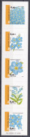 Finlande 2002 ** - Fleurs - Ne M'oublie Pas - Timbres Autocollants La Bande  (A5) - Ongebruikt