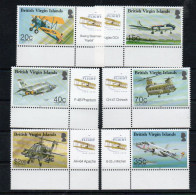 BRITISH VIRGIN ISLANDS - 2003- POWERED FLIGHT SET OF 6  MINT NEVER HINGED, SG CAT £11.65 - Britse Maagdeneilanden