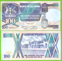 UGANDA 100 SHILINGI  1988 P-31b UNC - Ouganda