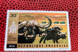 RWANDA 1972 1v Neuf MNH ** YT 452 Buffle Buffalo Mamíferos Mammals Säugetiere Mammiferi Mammifère - Wild