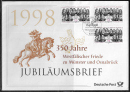 Germany. FDC Mi. 1979.   350th Anniversary Of Signing Of The Peace Of Westphalia. FDC Cancellation On Big Envelope - 1991-2000