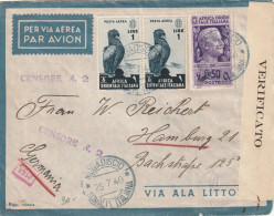 STORIA POSTALE - COLONIE - (COME DA SCANSIONE) - Africa Orientale Italiana