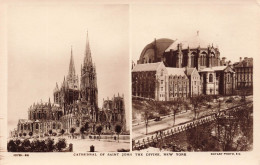 ETATS-UNIS - Cathedral Of Saint Jonh The Divine - New Yort - Multi-vues De Différents Endroits - Carte Postale Ancienne - Multi-vues, Vues Panoramiques