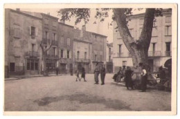 (66) 162, Rivesaltes, Cliché L'Hosne, Place De L'Hotel De Ville, état - Rivesaltes