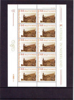 Nederland NVPH 2562Aa3 Vel Persoonlijke Zegels Kastelen In Nederland Kasteel Coevorden 2009 MNH Postfris - Personalisierte Briefmarken