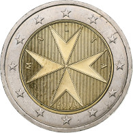 Malte, 2 Euro, Maltese Cross, 2008, SUP+, Bimétallique - Malta