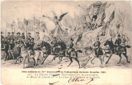 CPA Carte Postale Bruxelles Fêtes Jubilaires Du 75me Anniversaire De L'Indépendance Nationale  Illustration  VM79052 - Feiern, Ereignisse