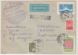 Cinema Festival Of Asian And African Movies, Tashkent 1958 Special Postmark On Letter Cover Posted To CSR B240401 - Briefe U. Dokumente