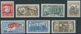 SOWJETUNION 328-34 *, 1927, Oktoberrevolution, Falzrest, Prachtsatz - Other & Unclassified